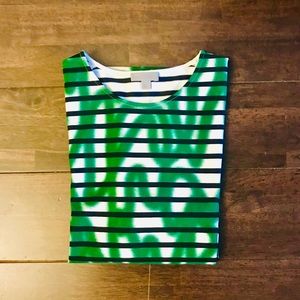 COS Graffiti Print Striped Tee